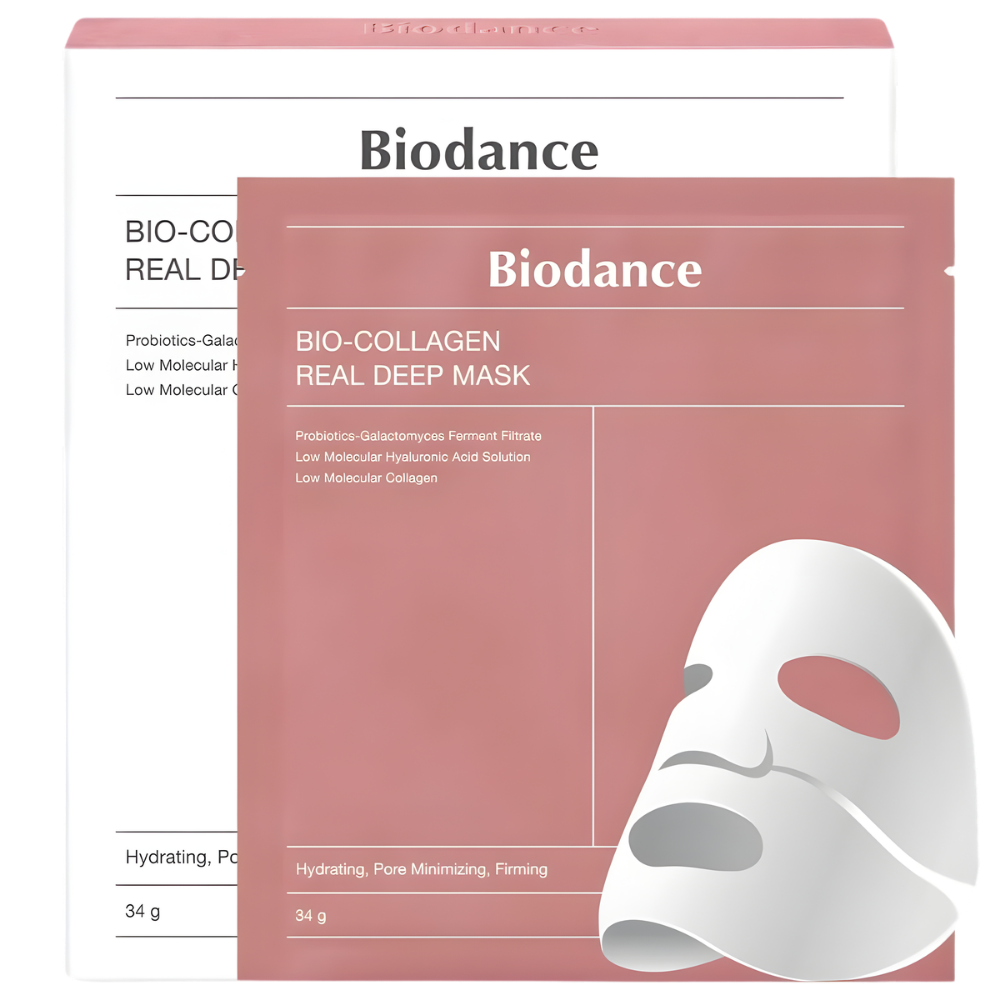 Caja Mascarilla Glow de Colageno BIODANCE