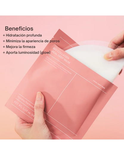 Caja Mascarilla Glow de Colageno BIODANCE