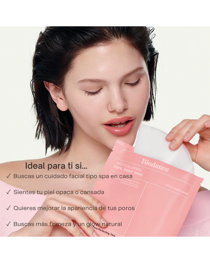 Caja Mascarilla Glow de Colageno BIODANCE
